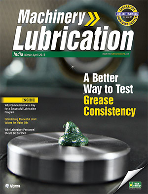 Machinery Lubrication India, March – April, 2016