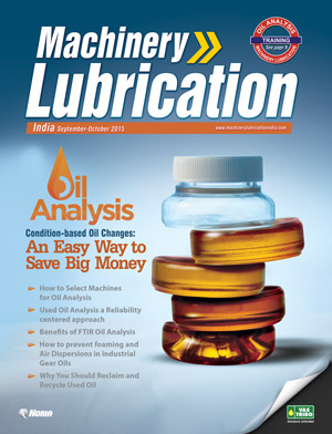 Machinery Lubrication India, September – October, 2015