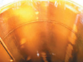 Varnish deposits were found inside the filter housing of the Alstom turbine lubrication system. Varnish deposits were found inside the filter housing of the Alstom turbine lubrication system.