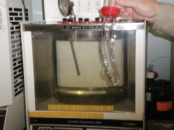 Viscosity testing can be conducted onsite. Viscosity testing can be conducted onsite.