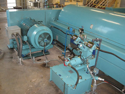 A 300-horsepower, AC-induction motor and bowl drive assembly A 300-horsepower, AC-induction motor and bowl drive assembly