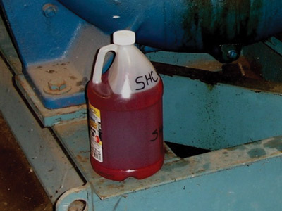 Unapproved oil bottle Unapproved oil bottle