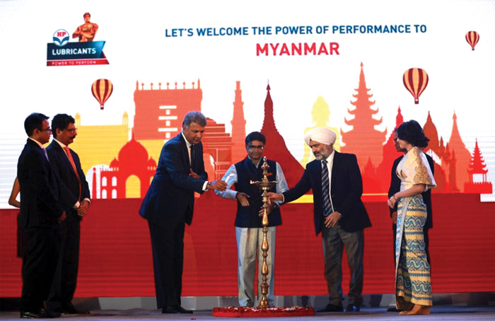 HPCL launches lubes in Myanmar HPCL launches lubes in Myanmar