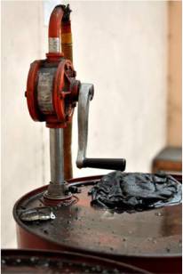 Water in Lubricant Container
