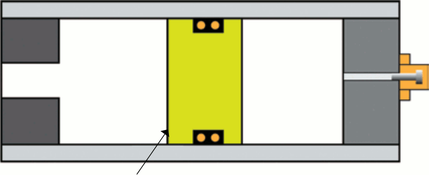 Mounting a piston accumulator horizontally can cause the piston seals to wear more rapidly. Mounting a piston accumulator horizontally can cause the piston seals to wear more rapidly.