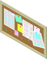 Hot tips notice board