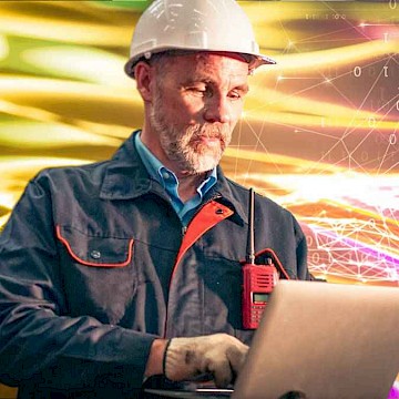 technician working on preventative maintenance program