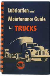 Book Cover: Lubrication and maintenance guide for trucks