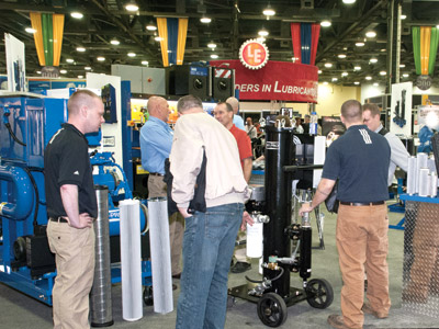 The exhibit hall at Reliable Plant 2013 