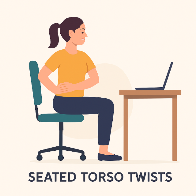 Seated Torso Twists – Open the Chest