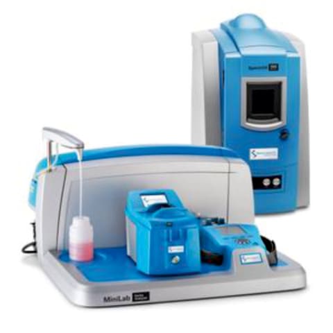 The Mini Lab 153 is an on site oil analysis lab that performs 4 tests to determine fluid properties, contamination, and wear